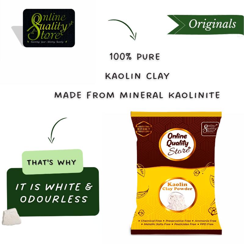 Pure & Natural Kaolin Clay Powder For Face Mask
