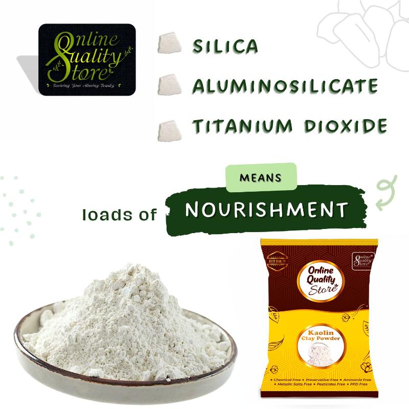 Pure & Natural Kaolin Clay Powder For Face Mask