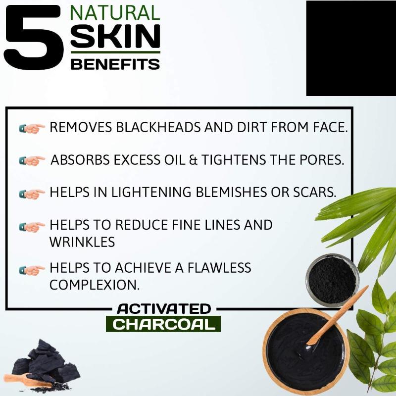 Activated Charcoal Powder Face Pack