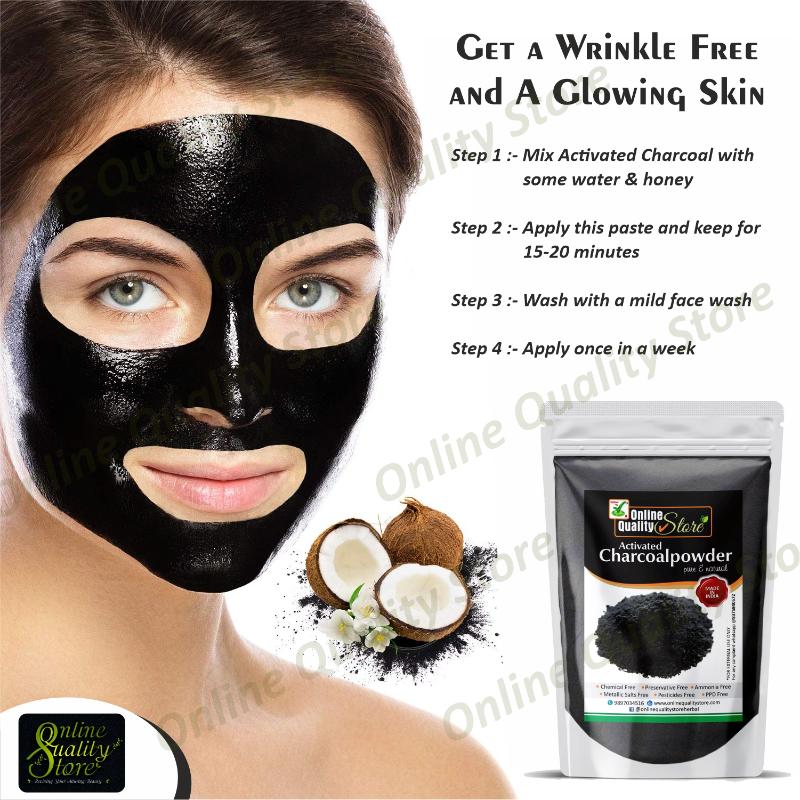 Activated Charcoal Powder Face Pack