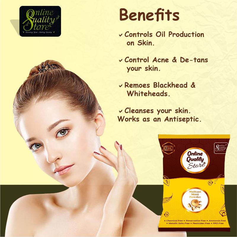 Chandan Powder + Orange Peel Powder + Multani Mitti Powder For Skin