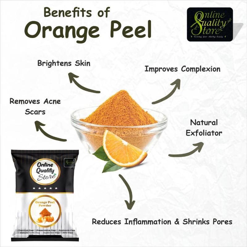 Sandalwood Powder, Orange Peel Powder & Multani Mitti Powder For Skin