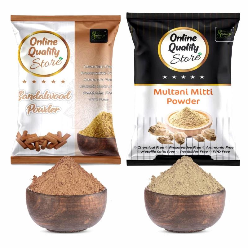 Multani Mitti And Chandan Powder For Skin