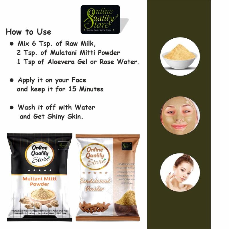 Multani Mitti And Chandan Powder For Skin