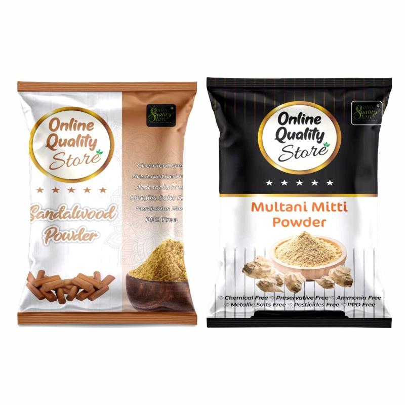 Multani Mitti And Chandan Powder For Skin