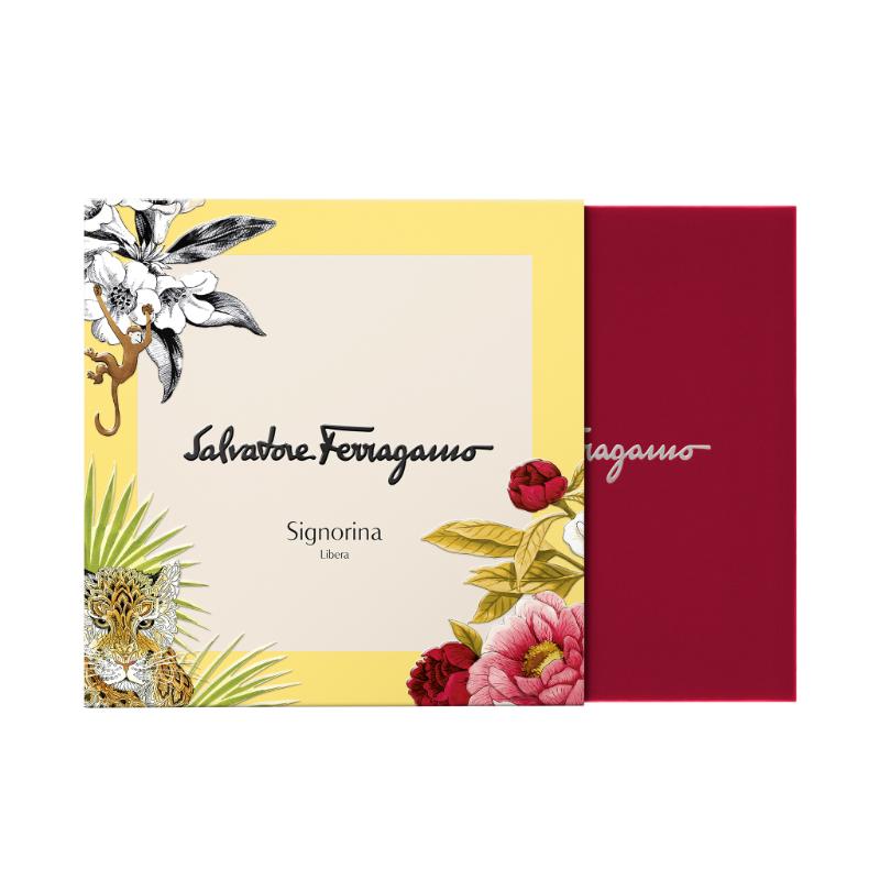 Ferragamo Signorina Libera Set (Eau De Parfum Body Lotion) For Her