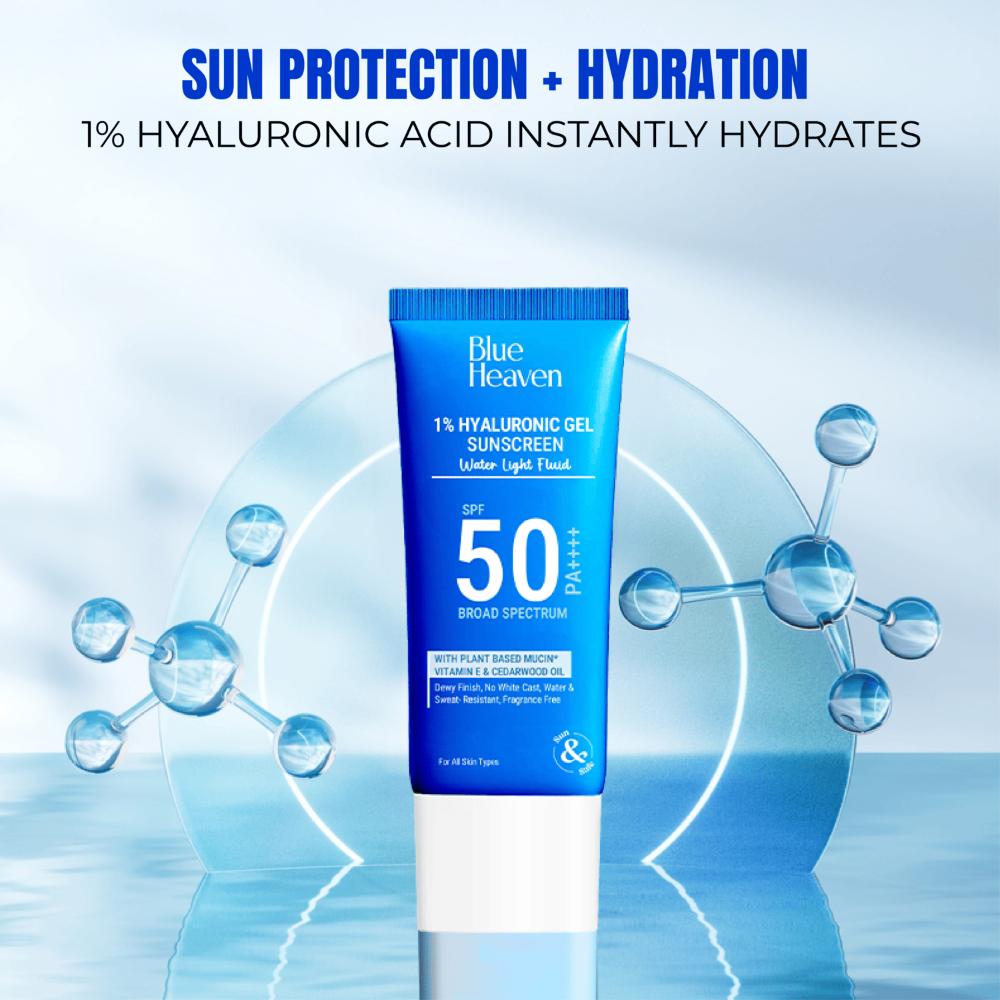 1% Hyaluronic Gel Sunscreen Spf50 Pa++++