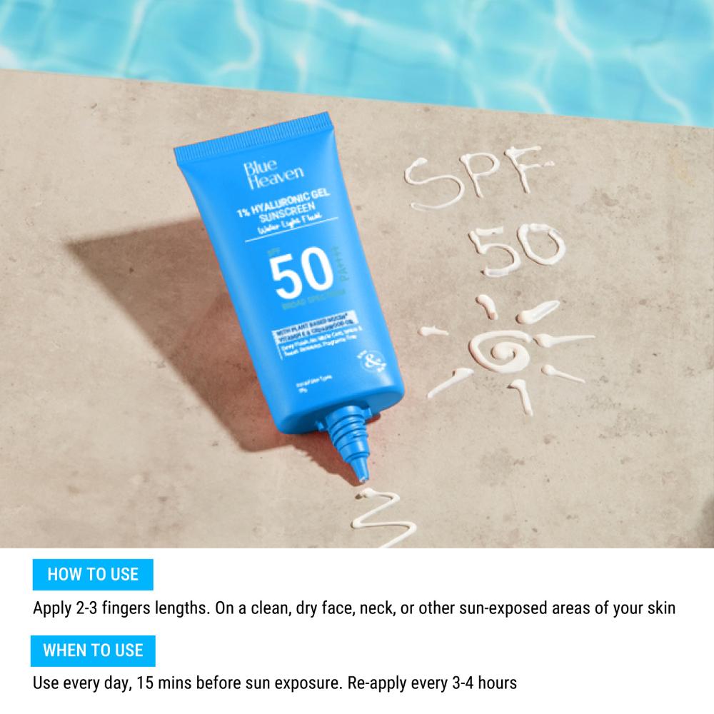 1% Hyaluronic Gel Sunscreen Spf50 Pa++++