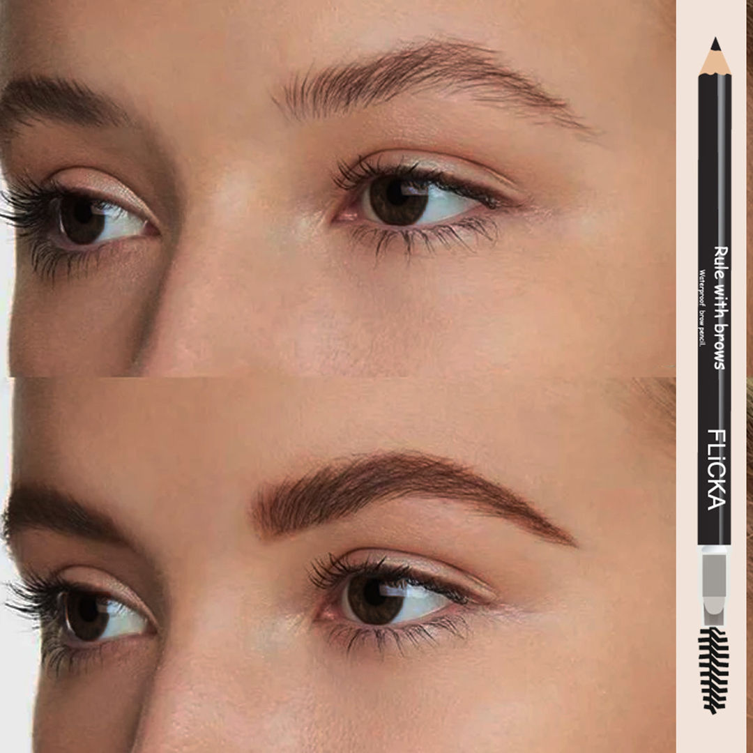 Rule With Brows Eyebrow Pencil Long Lasting Waterproof & Smudgeproof Buildable Color