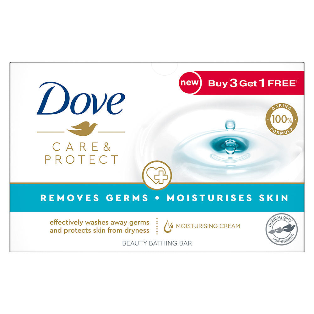 Care & Protect Moisturising Cream Beauty Bathing Bar (Buy 3 Get 1 Free)