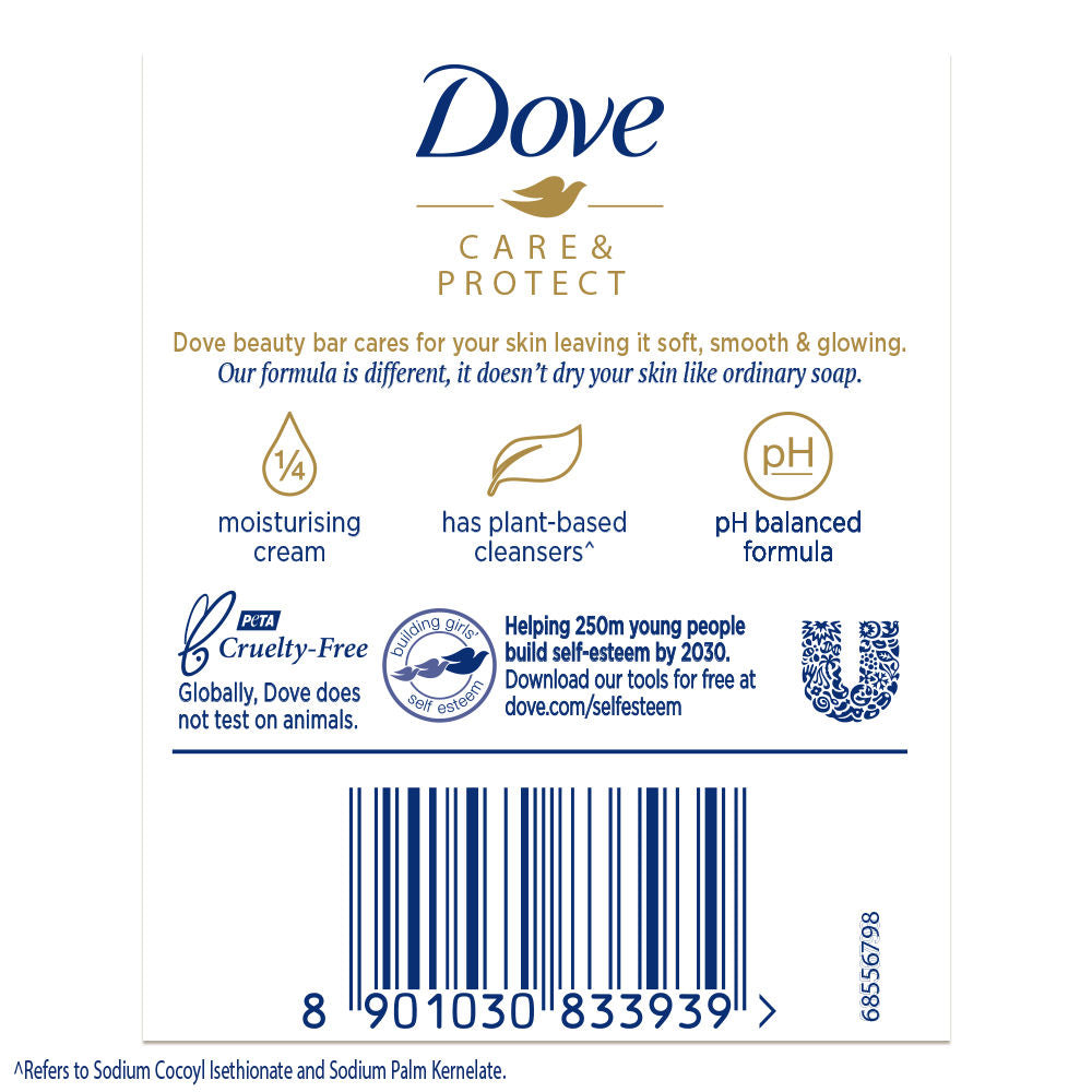 Care & Protect Moisturising Cream Beauty Bathing Bar (Buy 3 Get 1 Free)