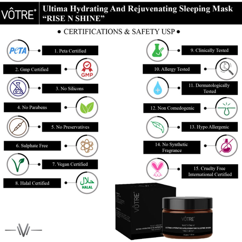 Ultima Hydrating & Rejuvenating Sleeping Mask