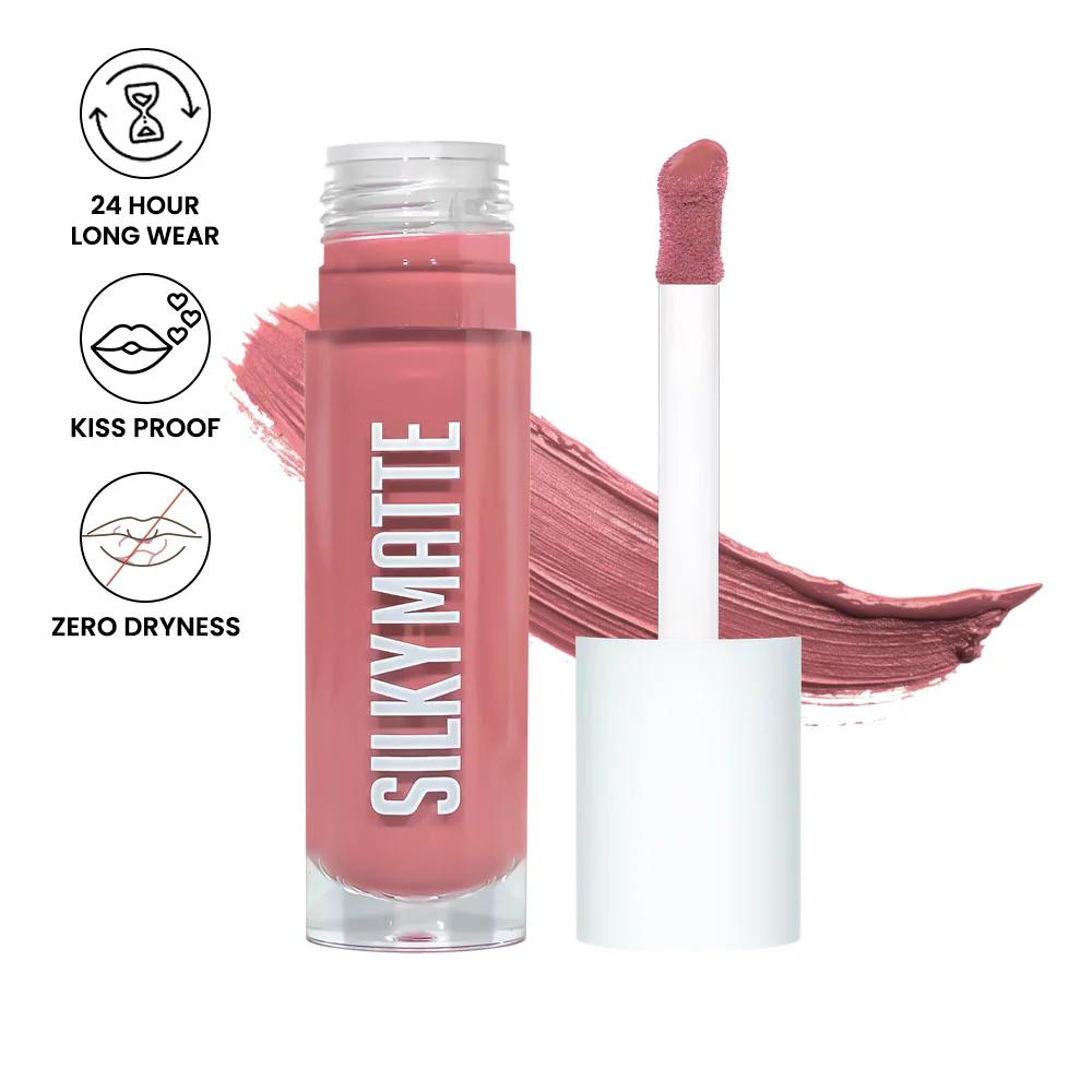 Silky Matte Gloss Liquid Lipstick - Stone-01