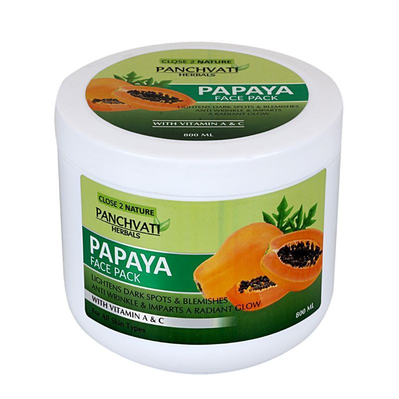 Papaya Face Pack with Vitamin A & C