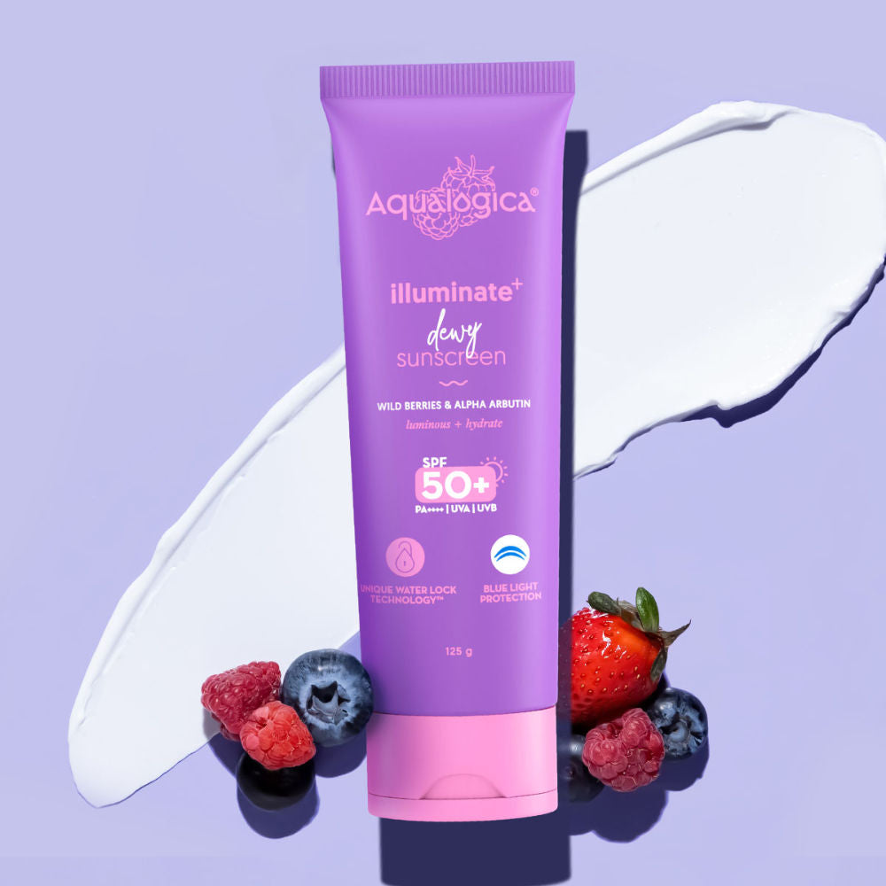 Illuminate+ Dewy Lightweight Sunscreen Gel SPF 50+ PA++++ for All Skin Types
