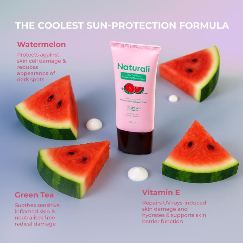 Daily Defence Cooling & Hydrating Sunscreen SPF60 With PA+++