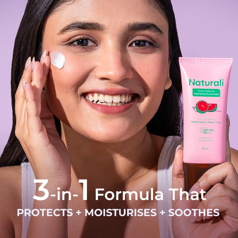 Daily Defence Cooling & Hydrating Sunscreen SPF60 With PA+++