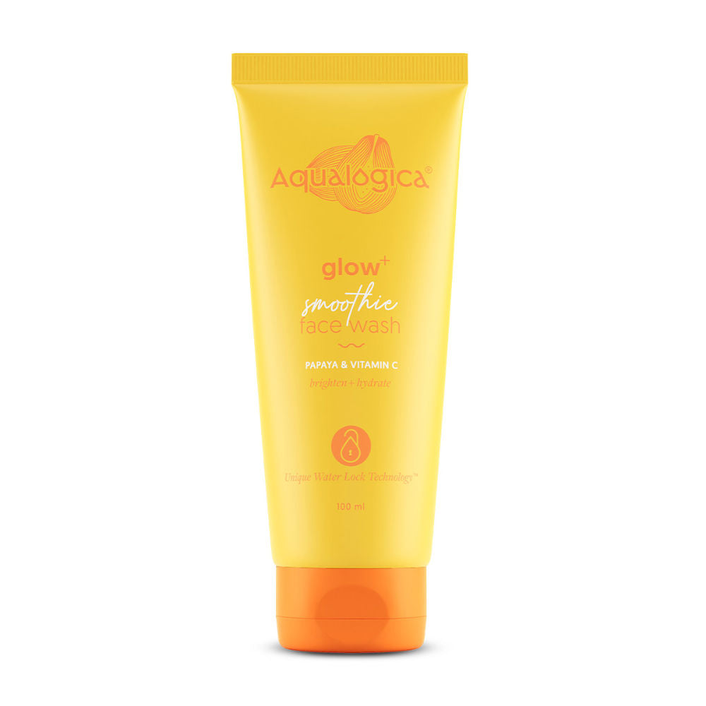 Glow+ Smoothie Face Wash with Papaya & Vitamin C , Hydrates & Gently Cleanses