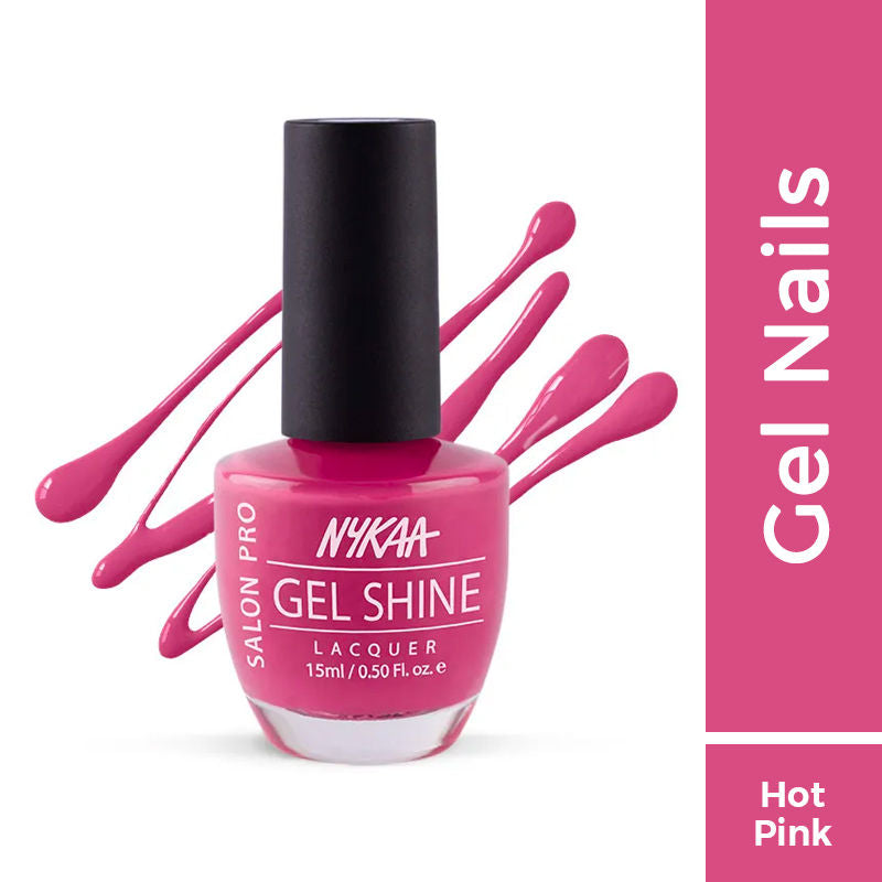 Nykaa Salon Pro Shine Gel Nail Polish - Florence Spritz 51 - Miami Vibes 206