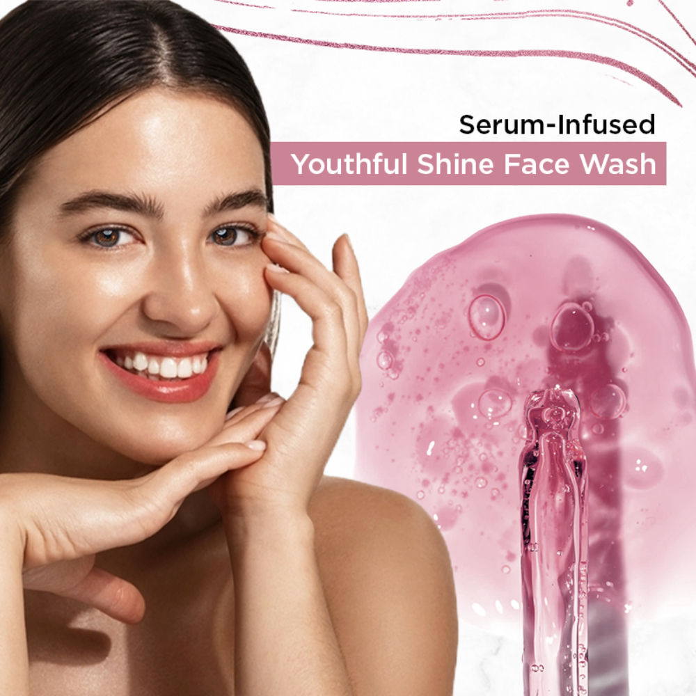 Skin Youthful Shine Face Wash Cleanser For Reduction In Fine Lines & Wrinkles