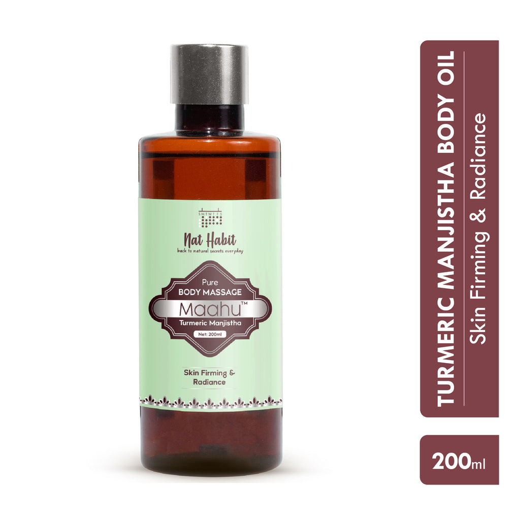 Turmeric Manjistha Maahu Ayurvedic Body Massage Oil