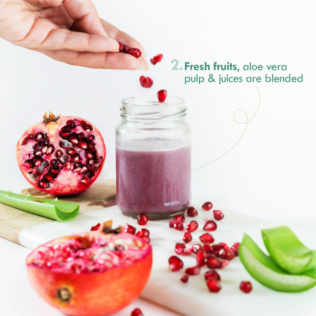 Pomegranate Tulsi Light Moisturizer, Non Sticky Face Moisturizer For Hot & Dry Weather