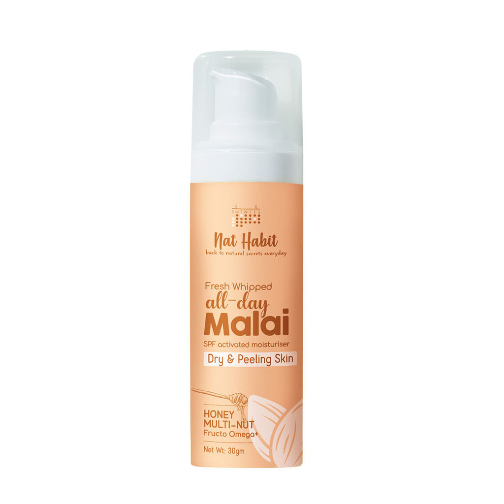 Honey Multi-Nut Face Moisturizer Malai, Day Cream For Dry Skin & Sensitive Skin