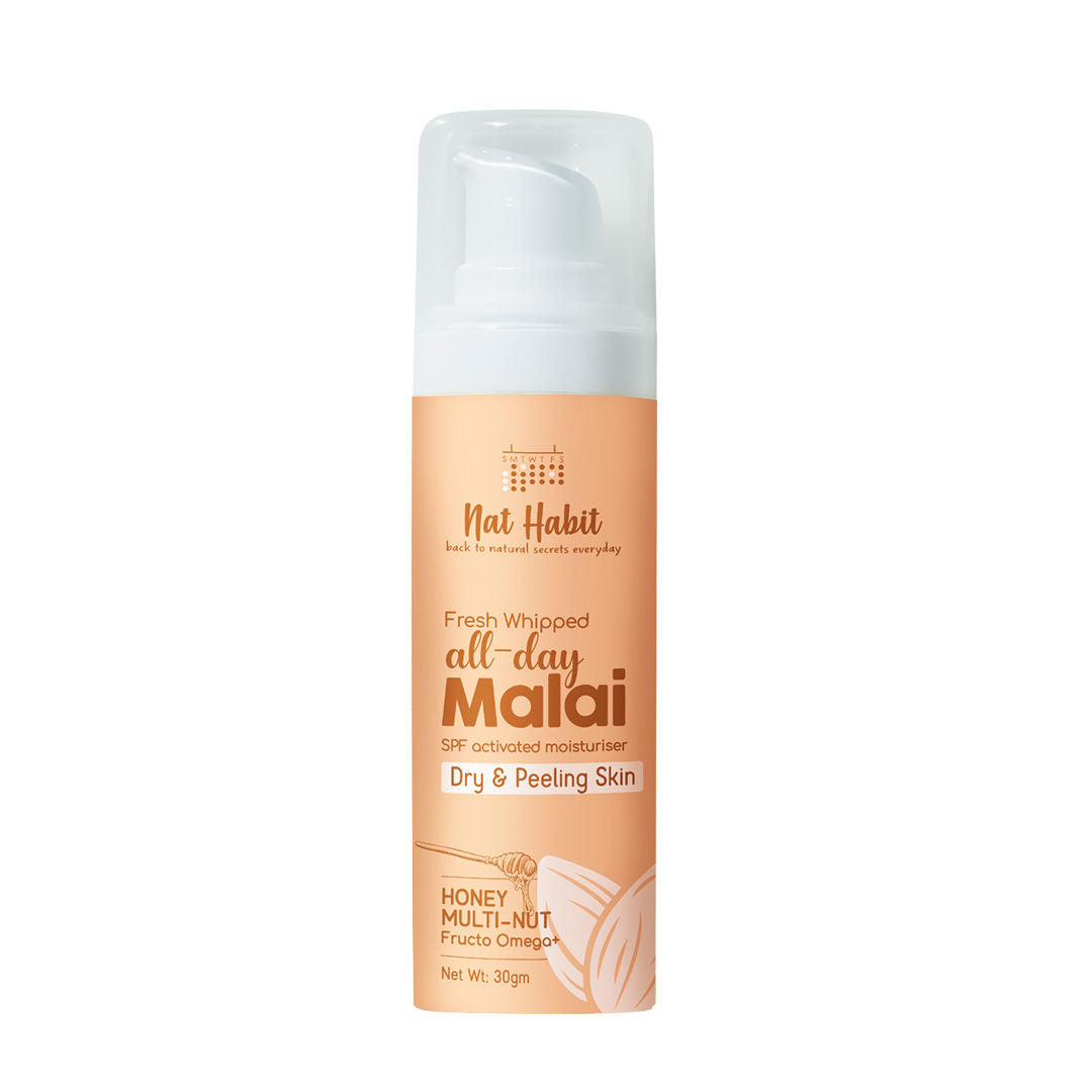 Honey Multi-Nut Face Moisturizer Malai, Day Cream For Dry Skin & Sensitive Skin