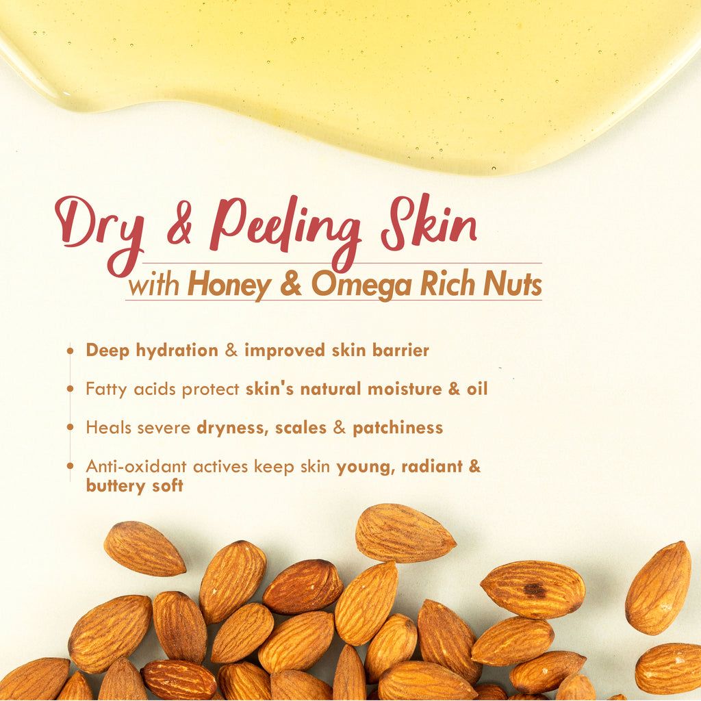 Honey Multi-Nut Face Moisturizer Malai, Day Cream For Dry Skin & Sensitive Skin