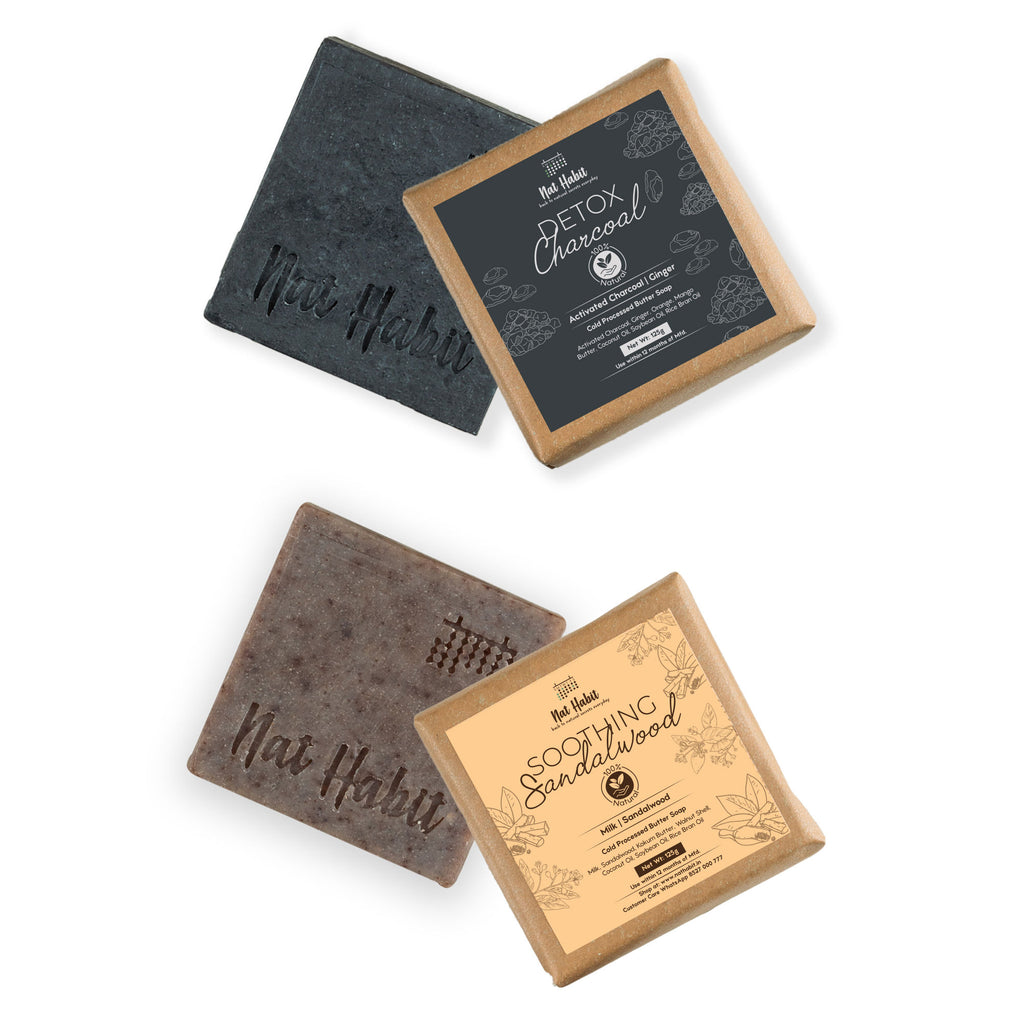 Fresh Activated Charcoal & Sandalwood Soaps