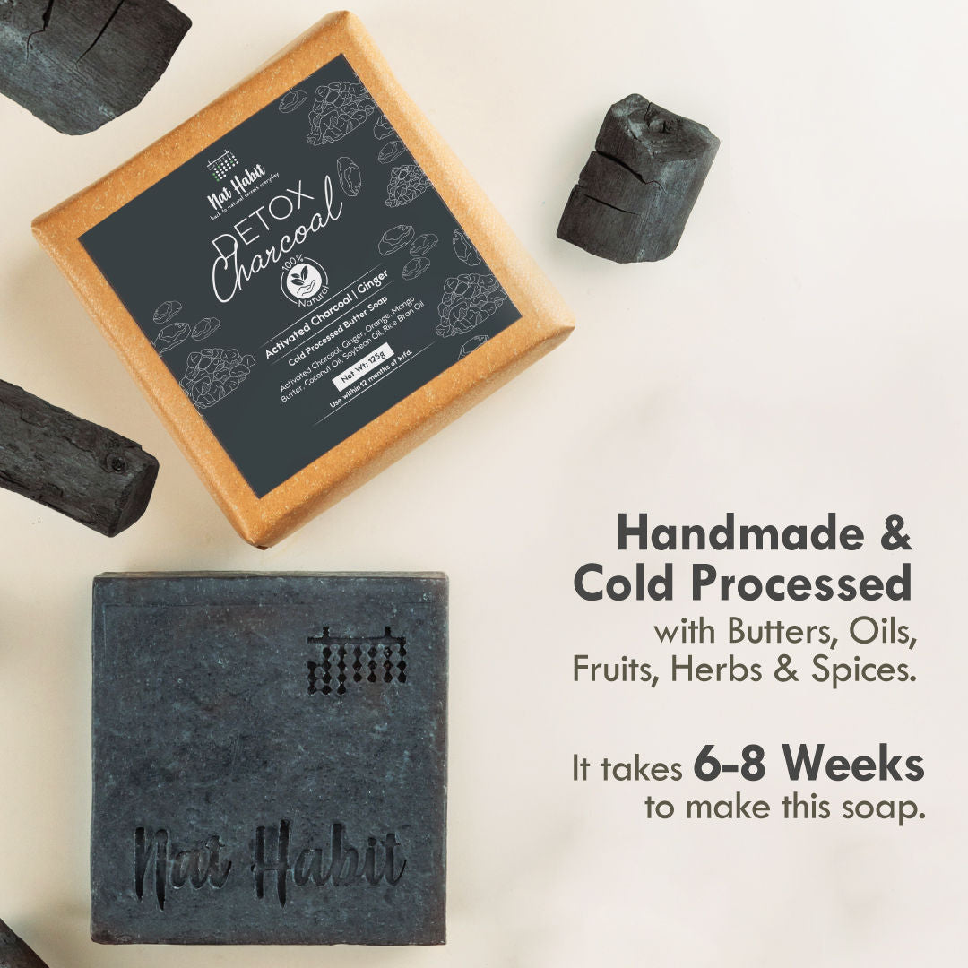 Fresh Activated Charcoal & Sandalwood Soaps