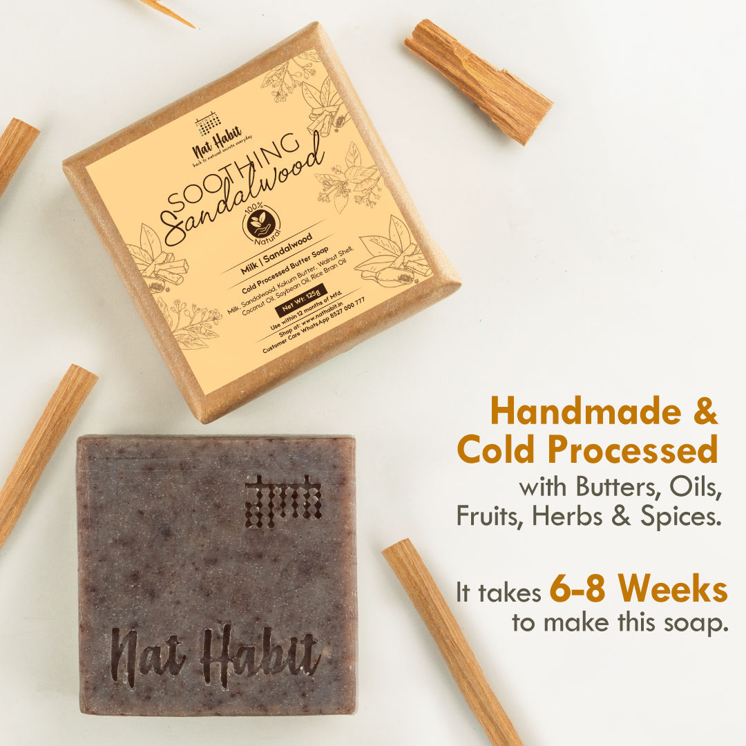 Fresh Activated Charcoal & Sandalwood Soaps