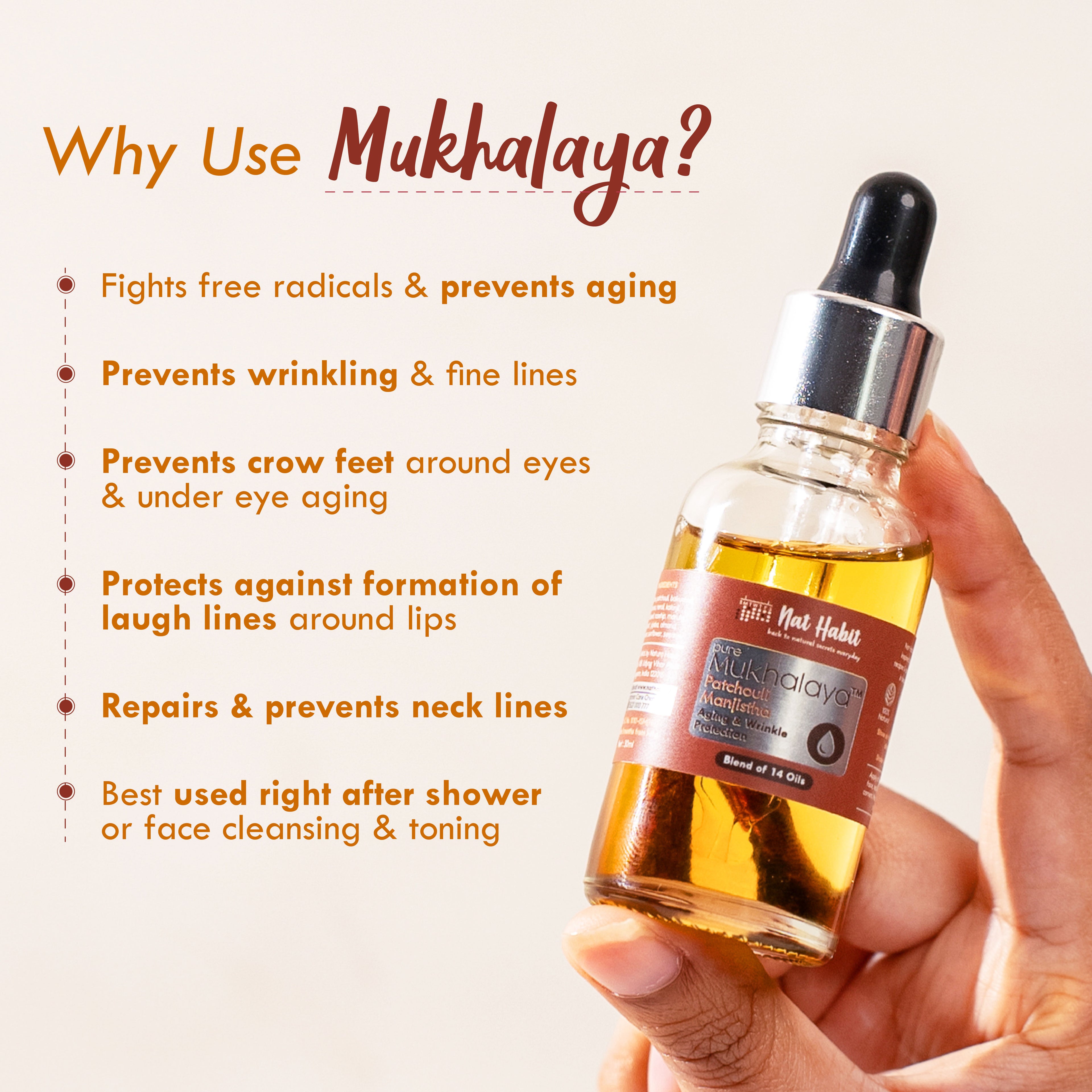 Pure Mukhalaya Patchouli Manjistha Facial Oil & Floral Jal Rose Water Toner
