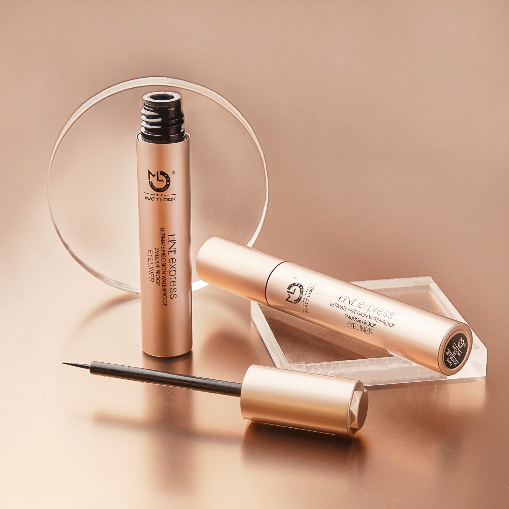 Line Express Ultimate Precision Waterproof Smudge Proof Eyeliner - Black