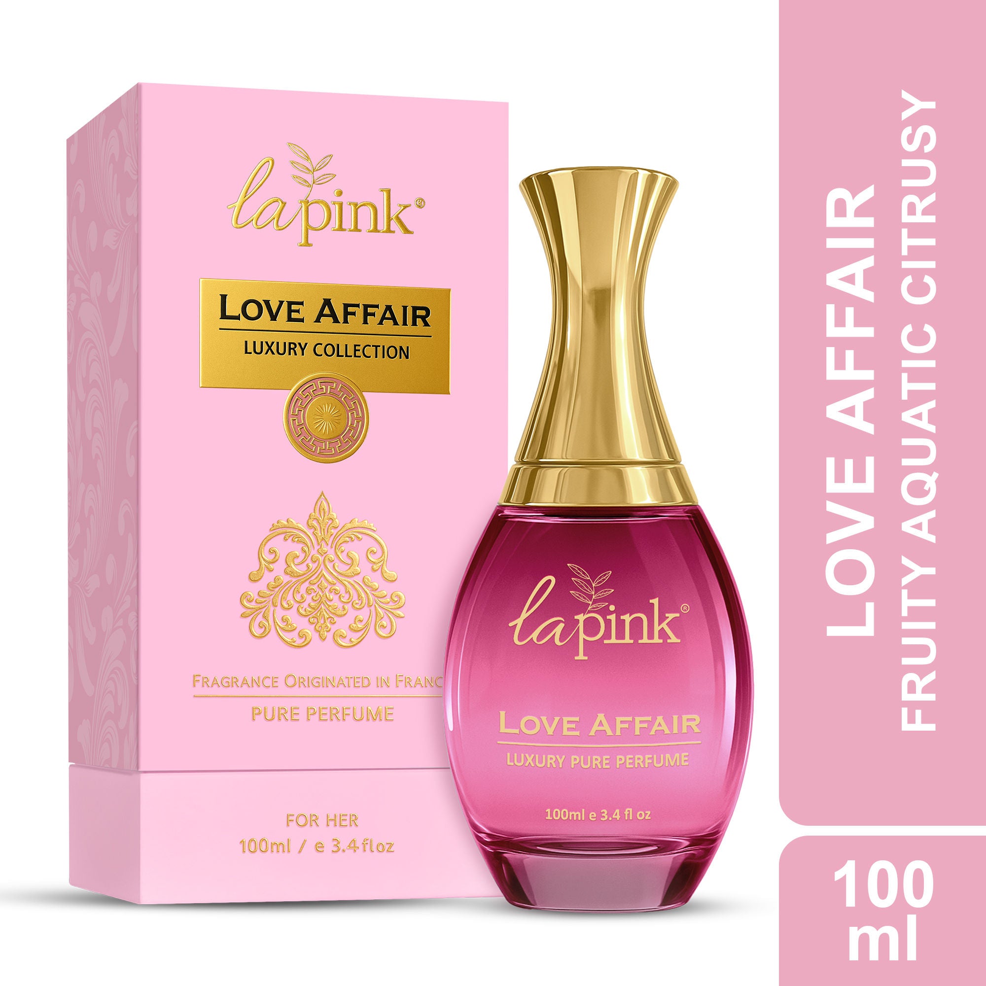 Love Affair French Luxury Pure Perfume For Women - 100ml