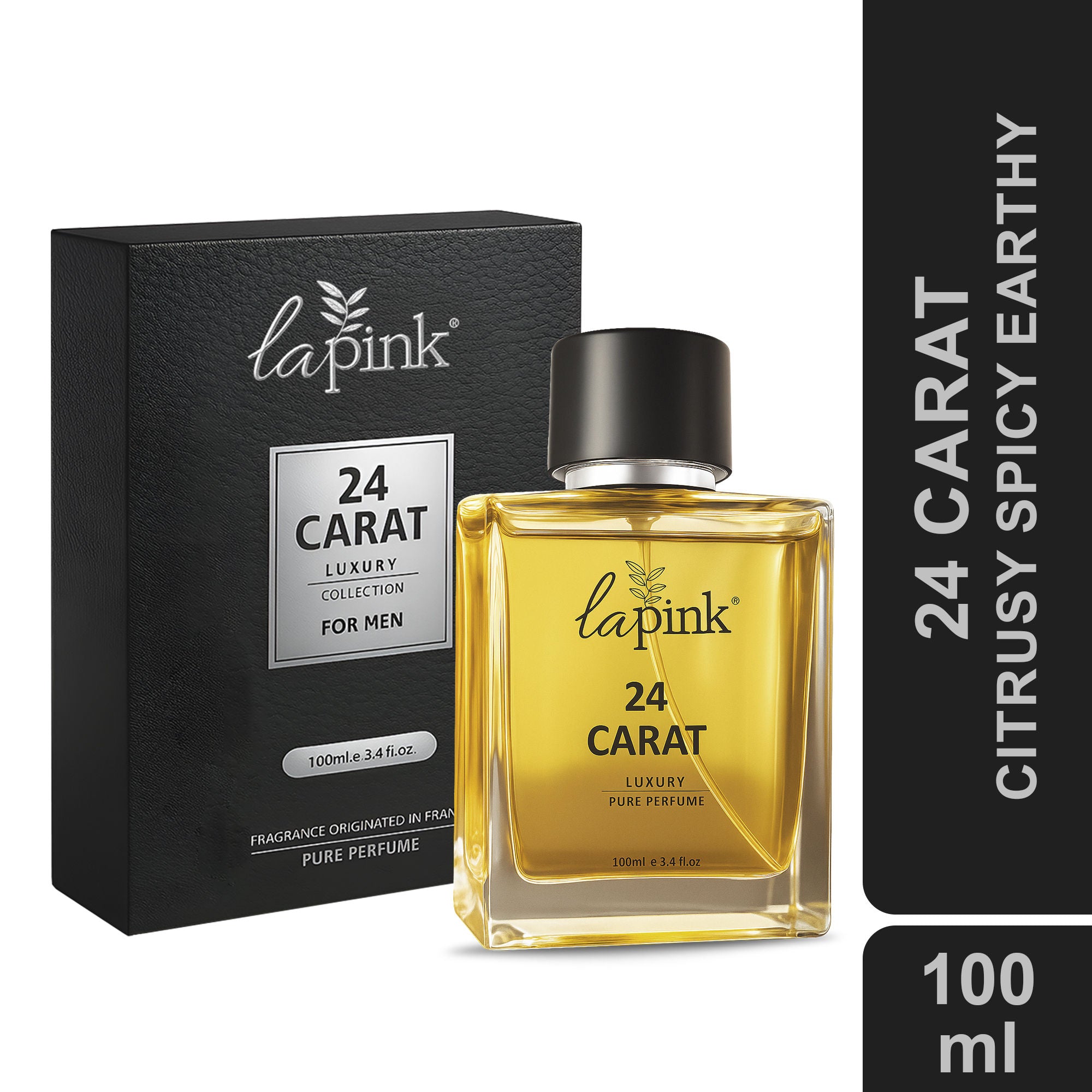 24 Carat French Luxury Pure Perfume For Men