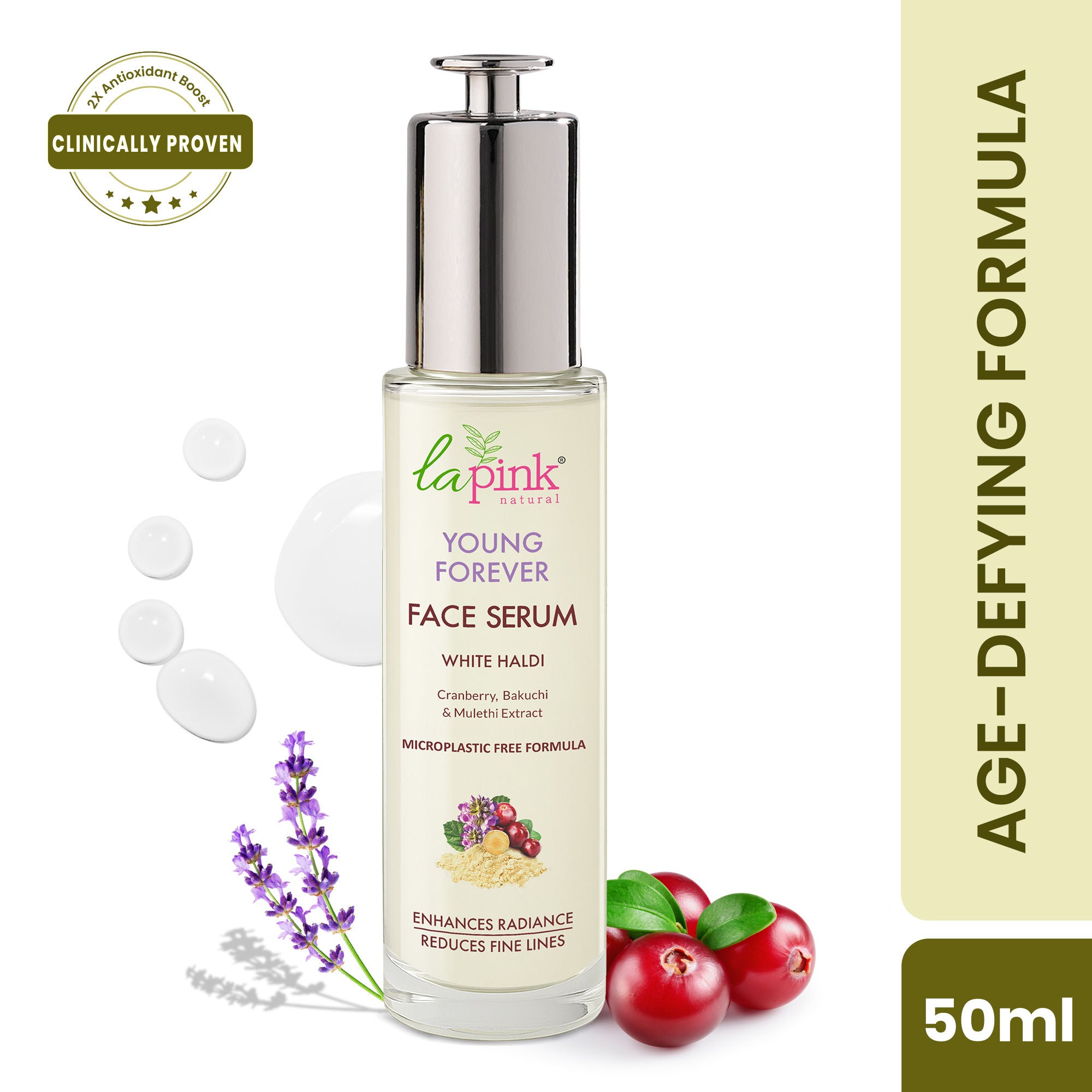 Young Forever Face Serum With Bakuchi, Fights Sign Of Ageing, For Oily & Dry Skin
