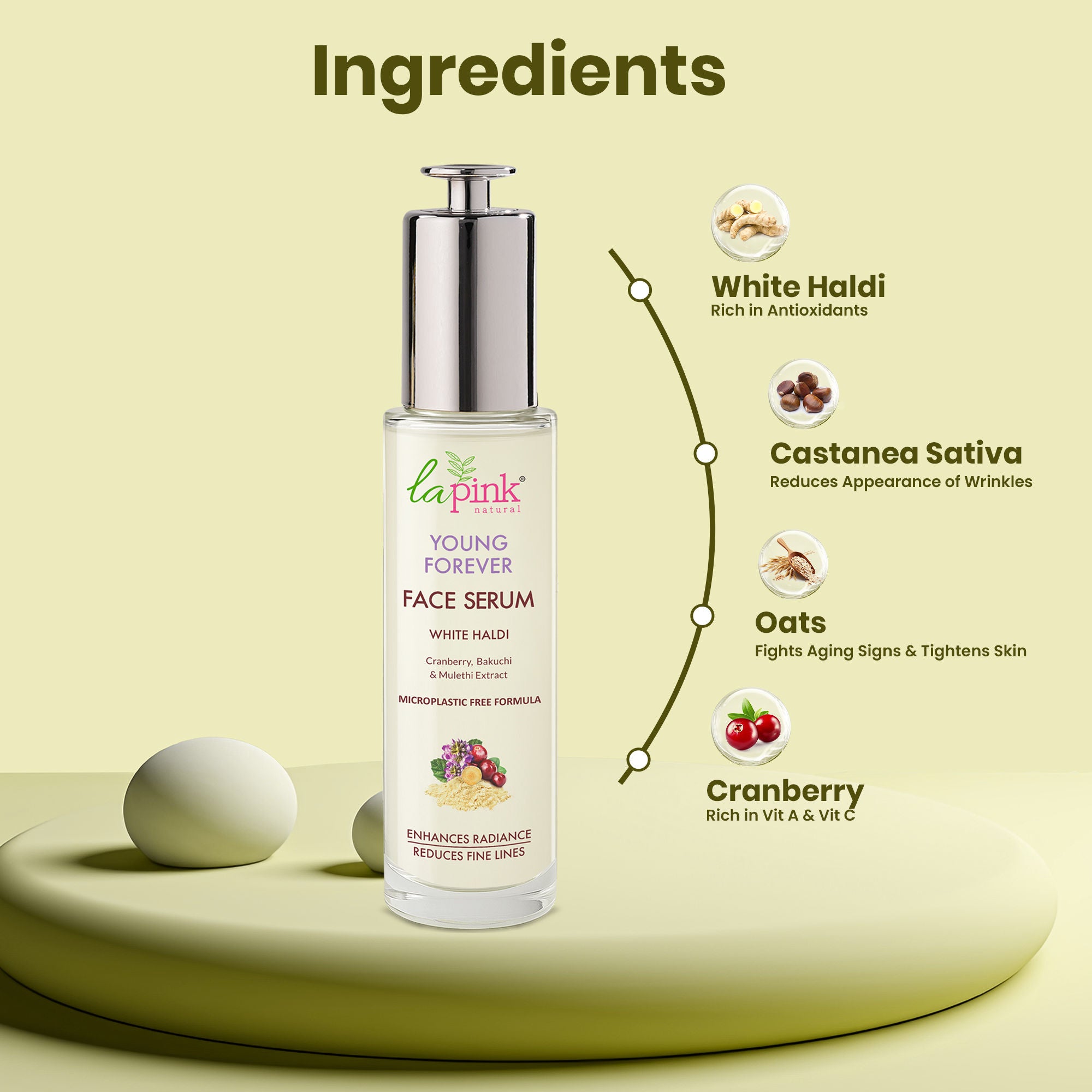 Young Forever Face Serum With Bakuchi, Fights Sign Of Ageing, For Oily & Dry Skin