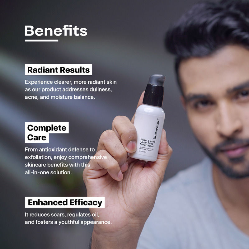 Glow & Acne Clear Face Moisturiser