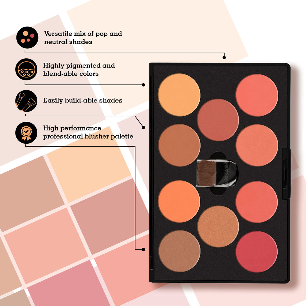 Professional Blusher Palette - 3