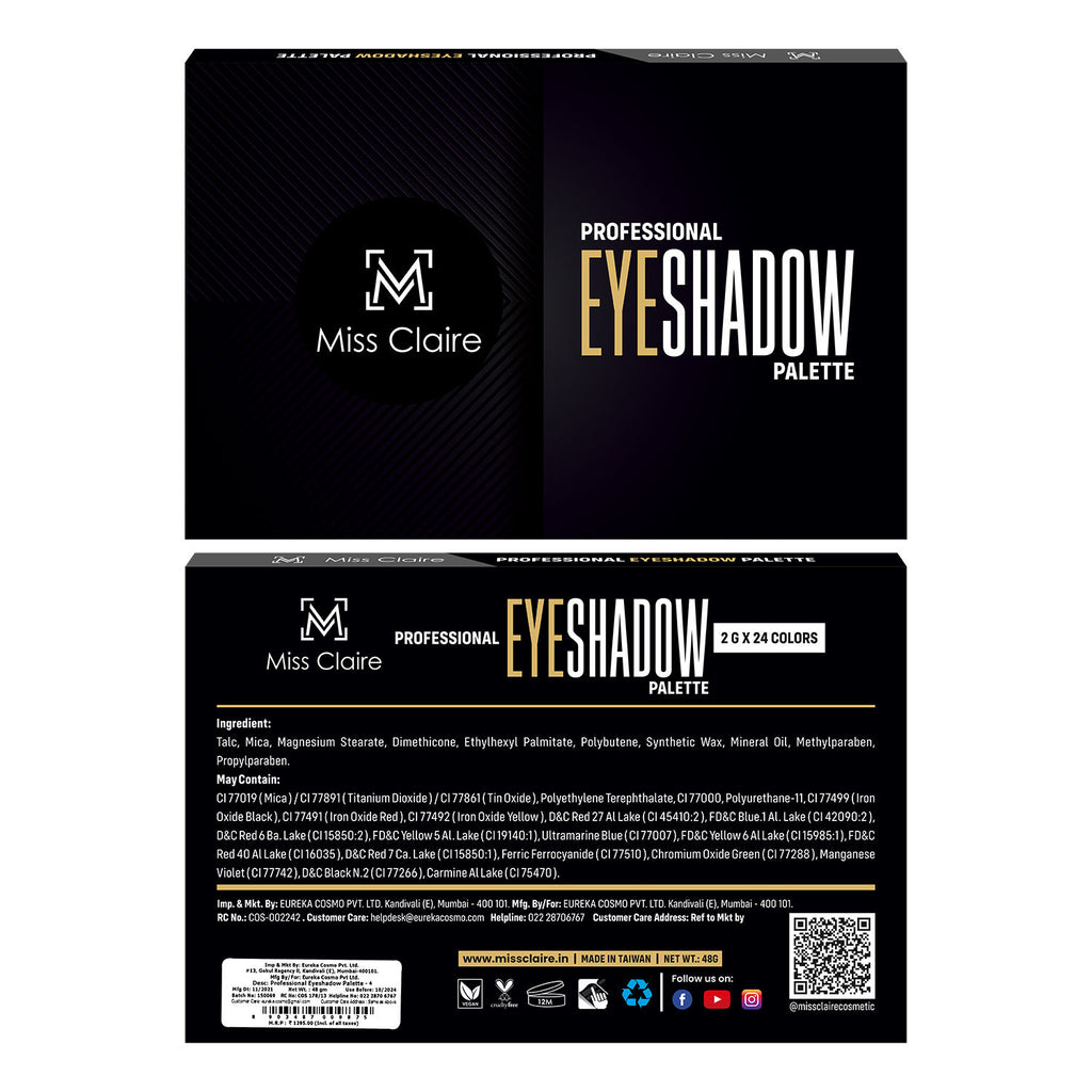 Professional Eyeshadow Palette - 4