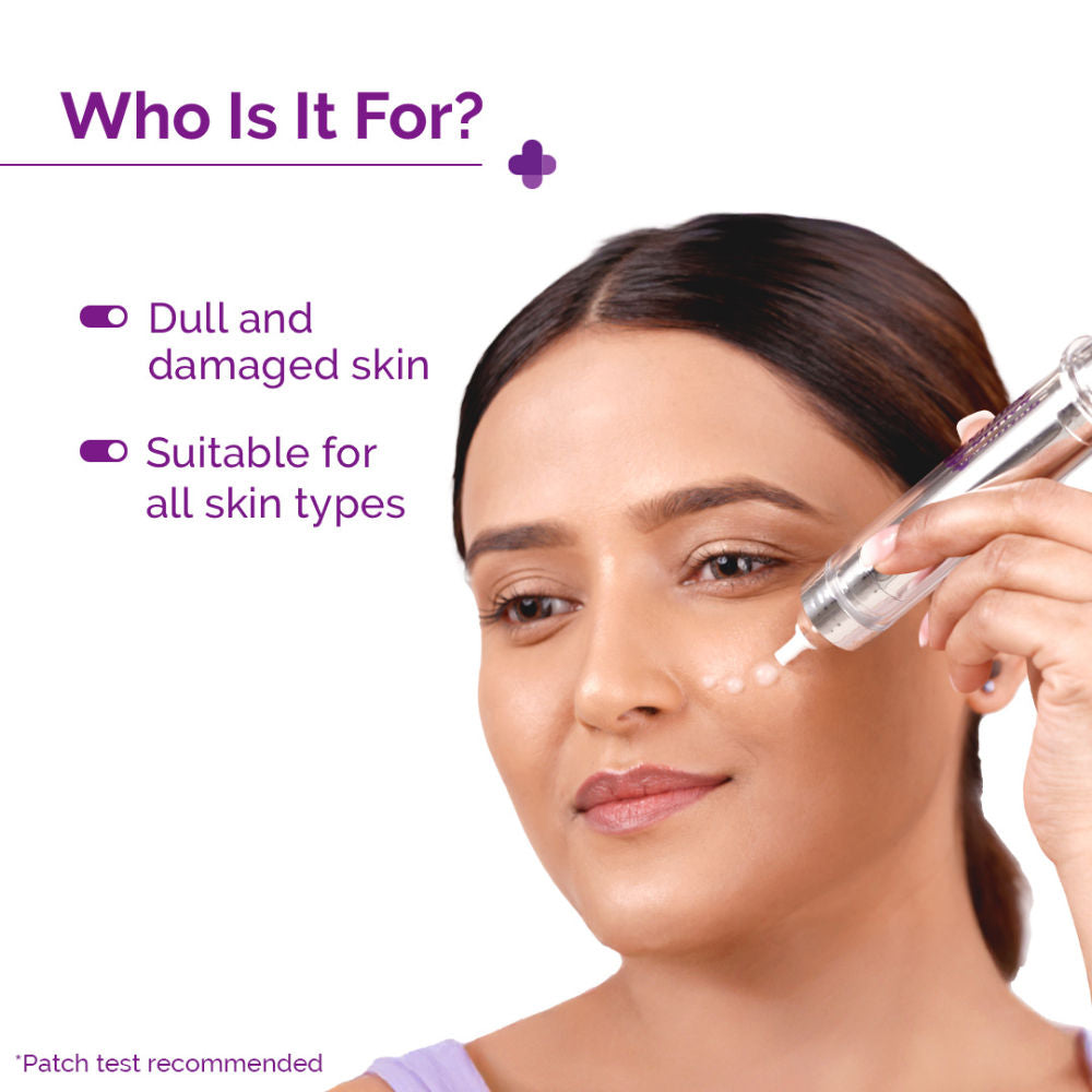 50000 PPM Vitamin C Microneedle Face Serum Shot for Radiant, Glowing Skin All Types