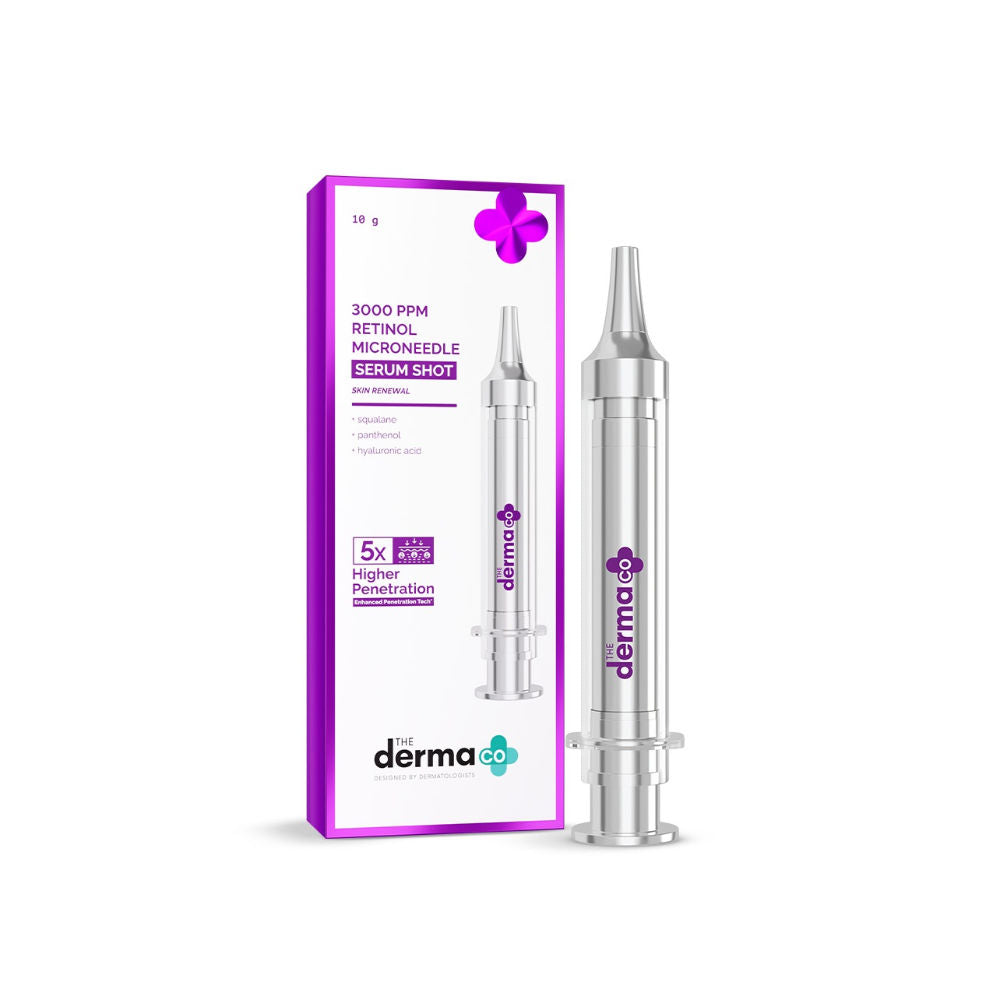 3000 PPM Retinol Microneedle Serum Shot Anti-Ageing, Wrinkles, Fine Lines, All Skin