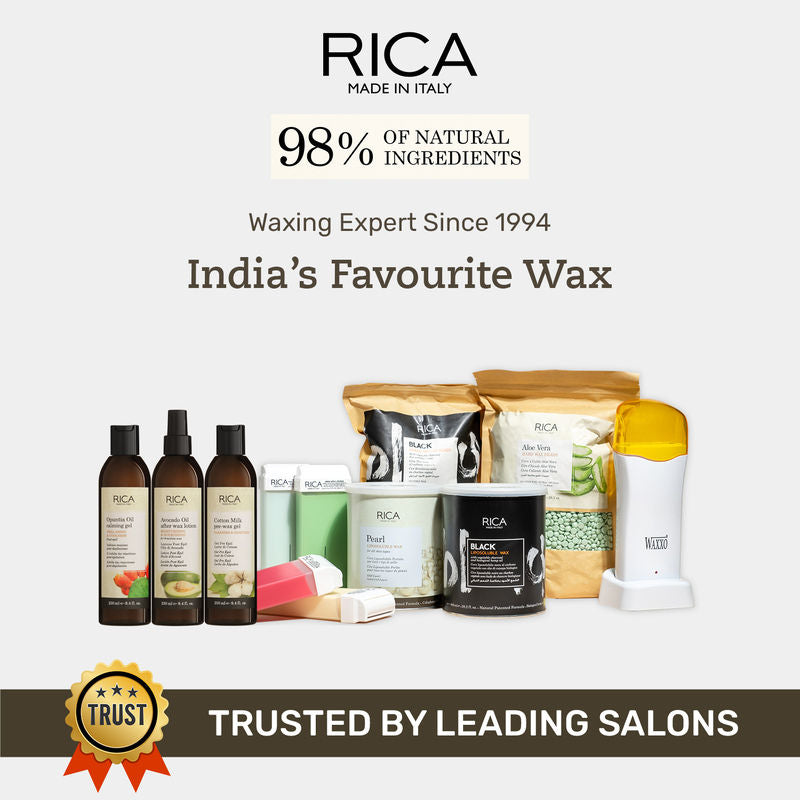 Black Liposoluble Wax For All Skin Type With Glyceryl Rosinate & Natural Beeswax