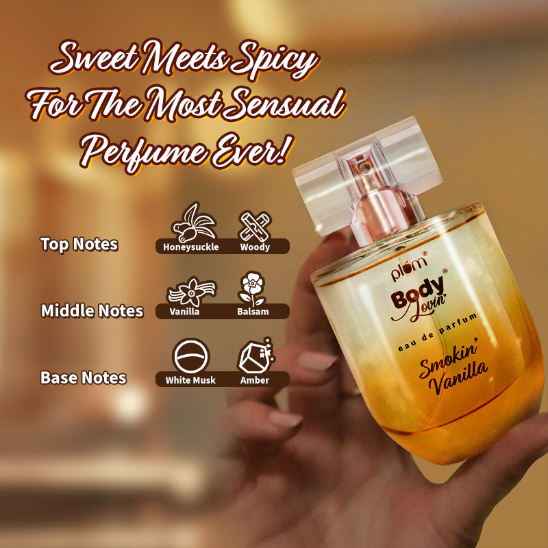 BodyLovin Smokin Vanilla Eau De Parfum - Long Lasting Vanilla Perfume