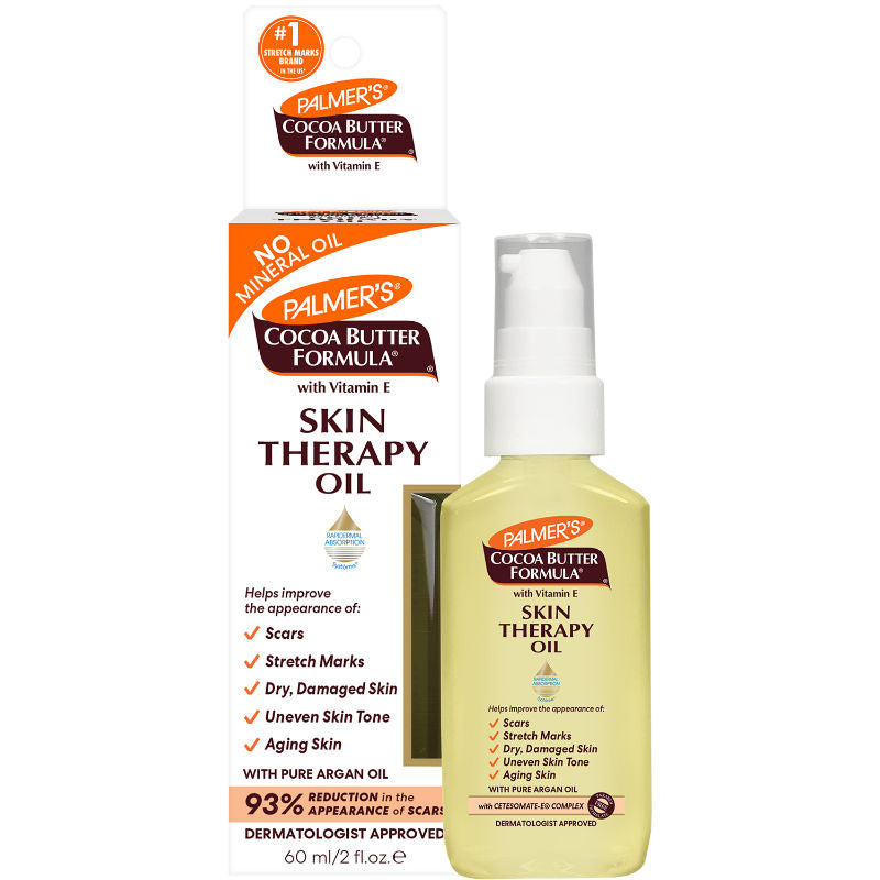 Cocoa Butter Skin Therapy Oil For Scars, Stretch Marks, Uneven Skin Tone & Ageing Skin