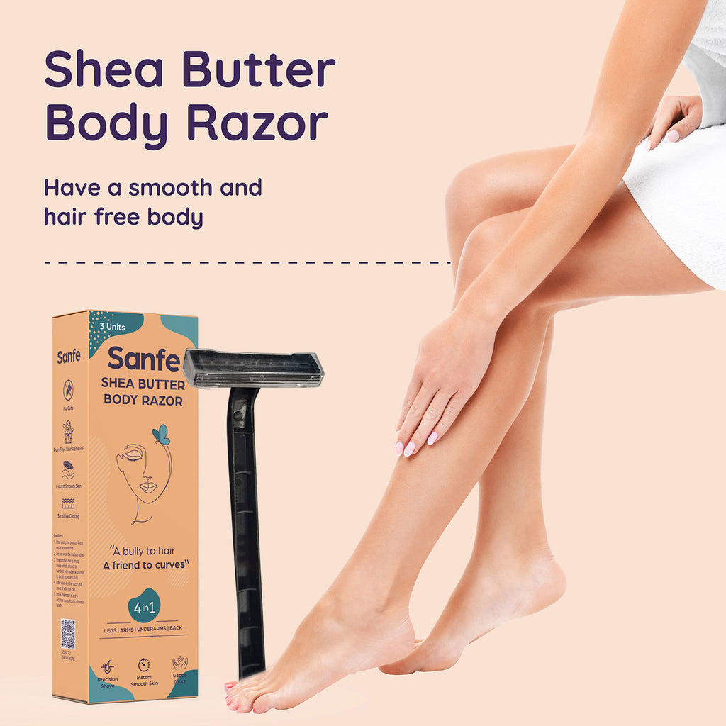 Shea Butter Body Razor 4 in 1 for Women