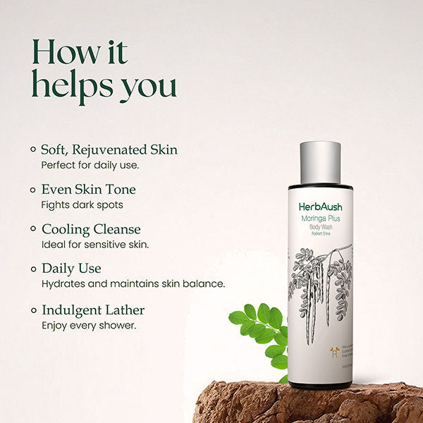 Moringa Plus Body Wash Shower Gel