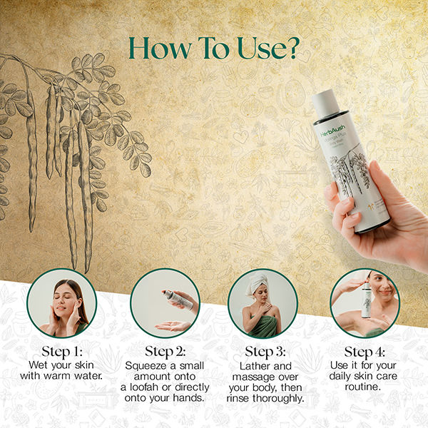Moringa Plus Body Wash Shower Gel