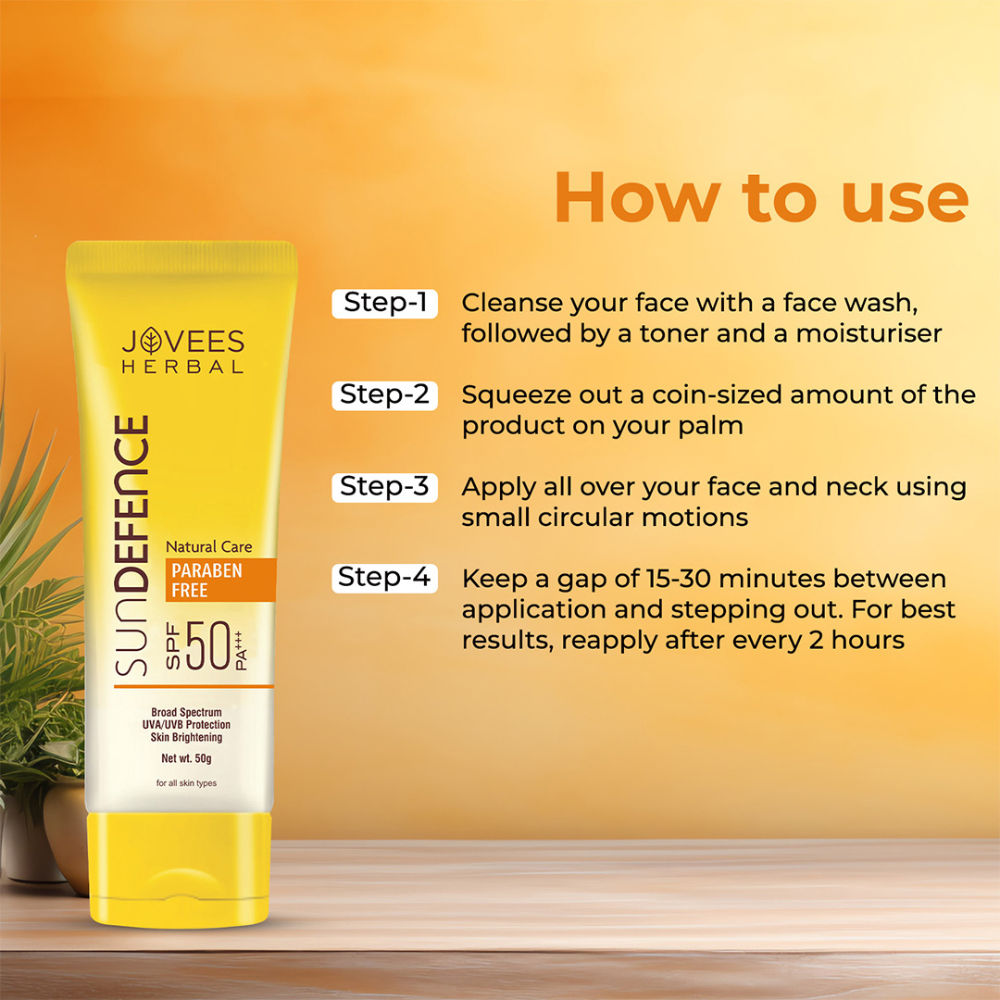 Herbal Sun Defence Cream SPF 50 PA+++ UVA/UVB Protection